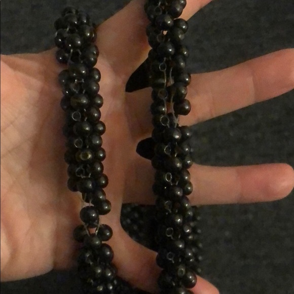 🌚 VNTG/ Wooden Bead Bag 🌚 - Picture 3 of 5